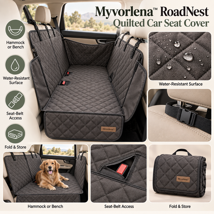 Marvellt™ RoadNest Quilted Car Seat Cover