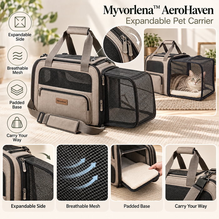 Marvellt™ AeroHaven Expandable Pet Carrier