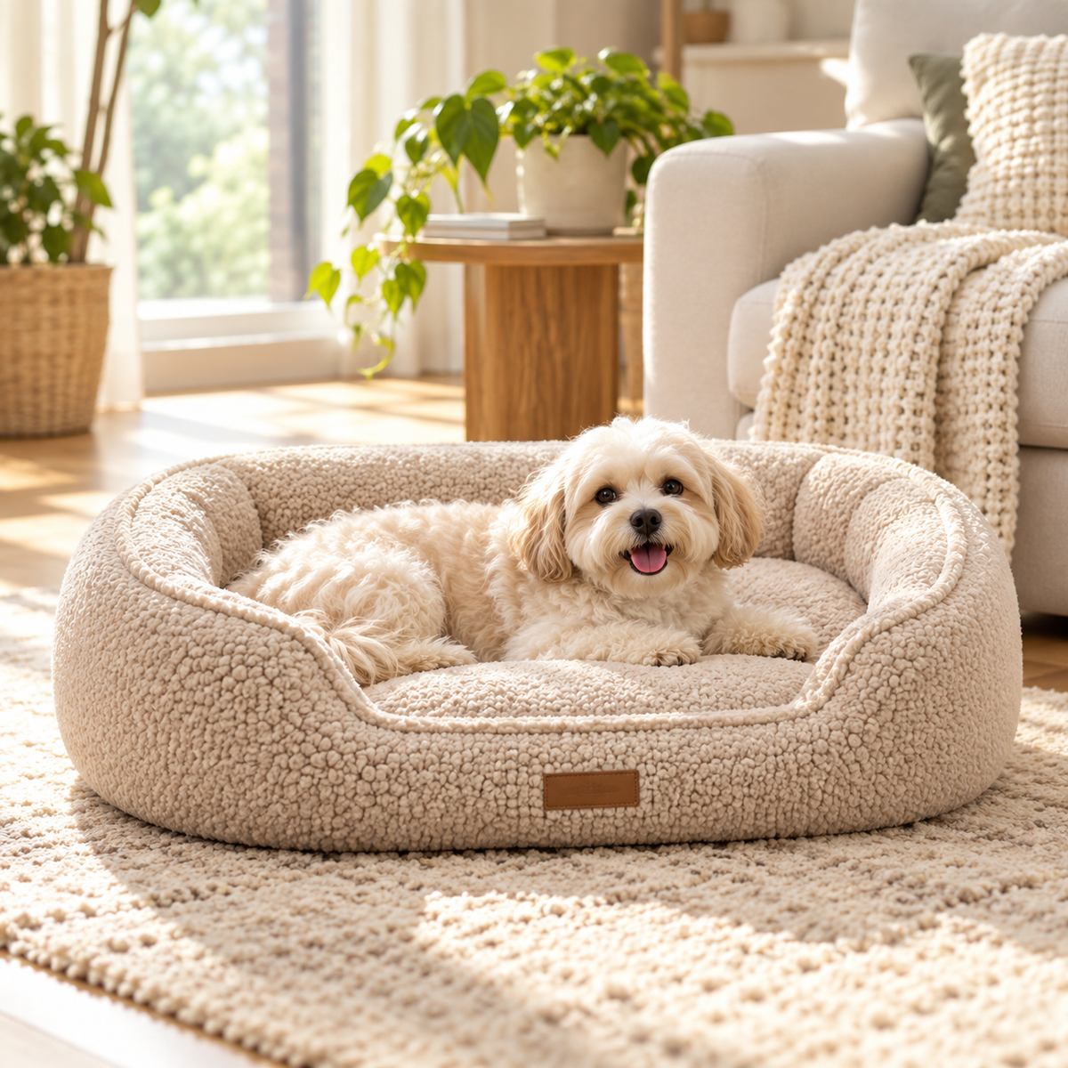 Marvellt™ CloudNest Supportive Bolster Pet Bed