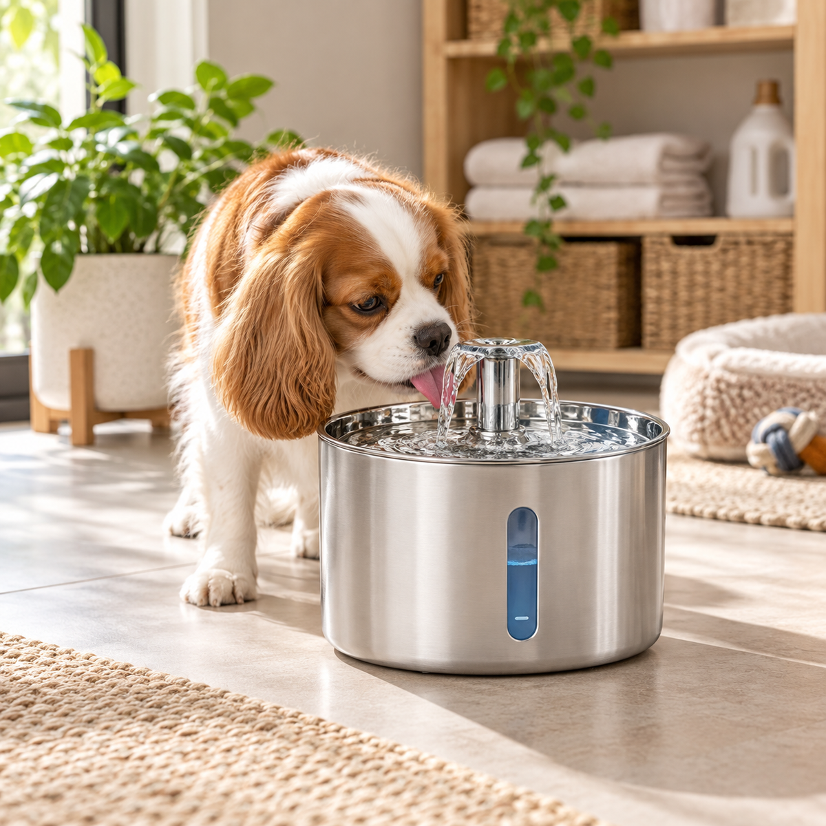 Marvellt™ PureStream Stainless Steel Pet Fountain